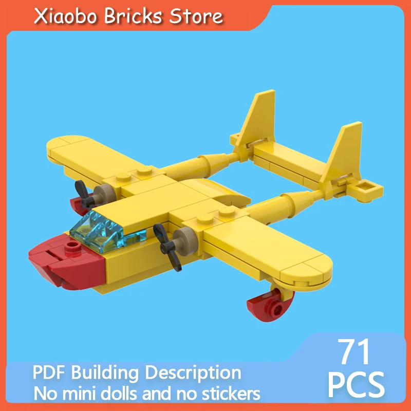 Mouse Anime Aircraft Model MOC Building Bricks Mini Duck Airplane Modular Technology Gifts Holiday Assemble Children Toys Suit