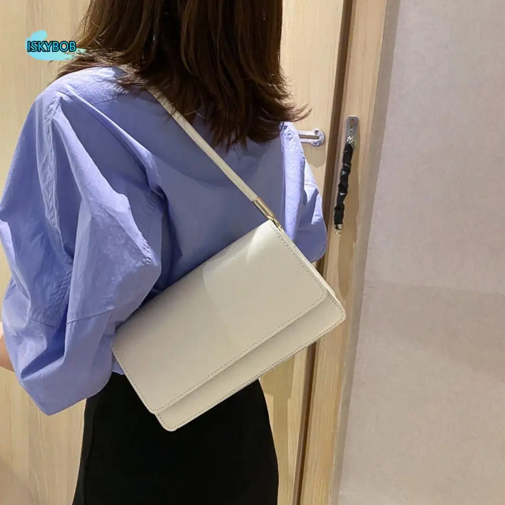 

Candy Color Girls Simple Shoulder Bag Large Capacity Phone Bag PU Leather Crossbody Bag All-match Handbag Small Square Bag Party