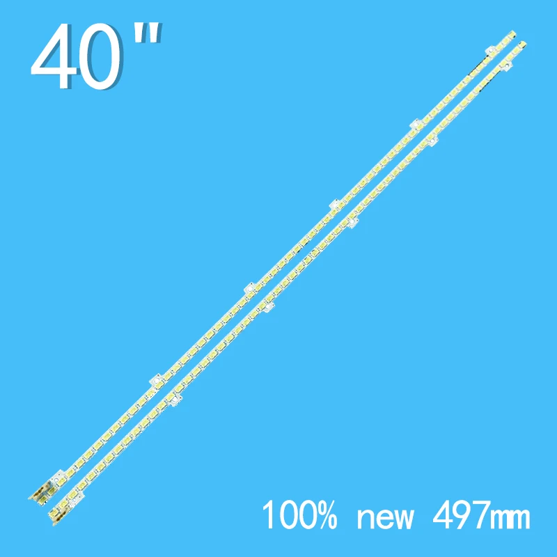 Tira retroiluminação LED para Asa40D6600WN UN40D6400, 2pcs