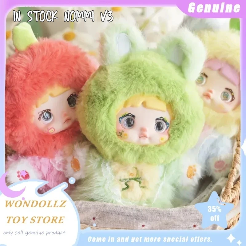 

Подлинная Nommi V3, интересная слепая коробка с фруктами, милая виниловая плюшевая кукла, подвеска на рюкзак, украшение для рабочего стола, модная игрушка, подарок для девочек