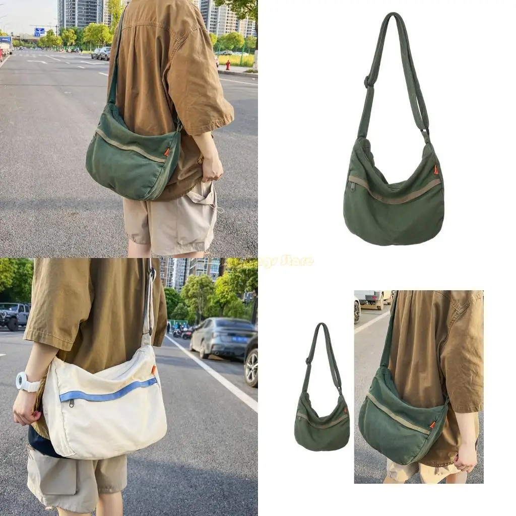 

X90D Canvas Bag for Women Men Casual Bag Korea Large Capacity Crossbody Bag