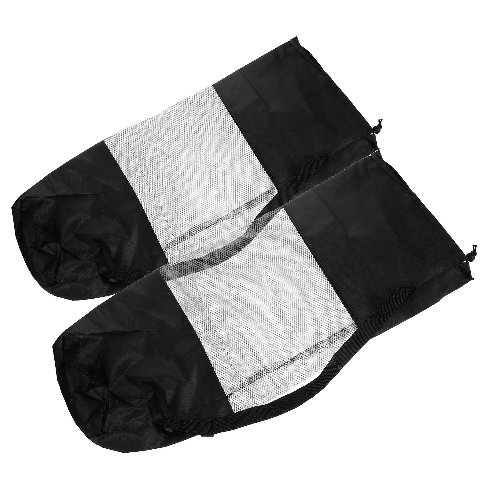 

2 Pcs Yoga Mat Storage Bag Portable Training Gym Container Shoulder Fitness Tote Exercise