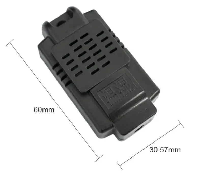 Taidacent Outdoor Waterproof Temperature Sensor PCB Plastic Housing For Temperature/Humidity Probe Sensors PE Enclosure