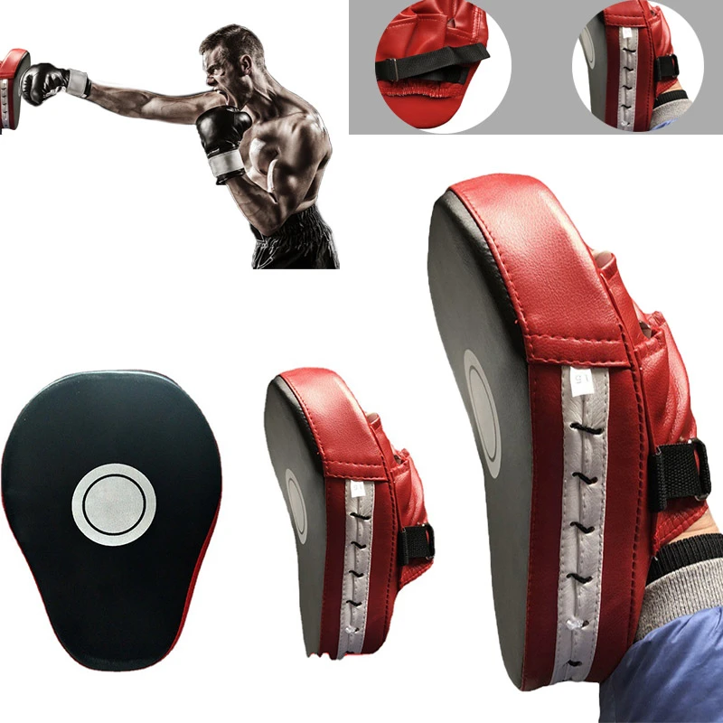 Curved Boxing Muay Thai Hand Target Sanda Training Five-finger Hand Target PU Thickened Earthquake-resistant Curved Baffle