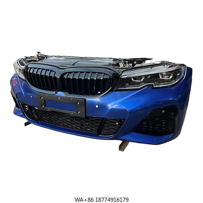 

For -3 Series G20 Large Peripheral Grille Front Bumper Wheel Arch Side Skirt Front Bumper Assembly High-end LED Lights