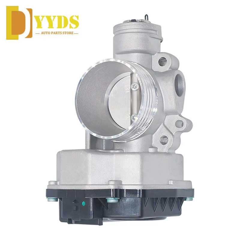 

44mm New Throttle Body For Citroen Peugeot 1007 206 207 2-Door Fiat Florino Qubo 1.4 9640796280 96 407 962 80 1635R8 1635RB