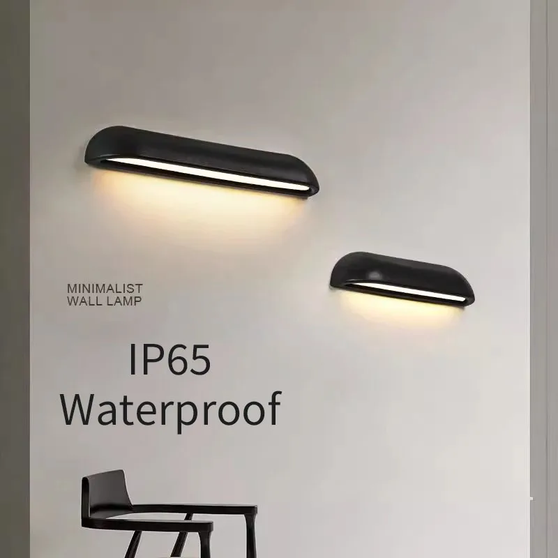Outdoor Wall Lamp Waterproof Homestay Villa Garden Courtyard Lamp Outdoor Wall Simple Modern Staircase Door Front Wall Lamp