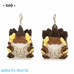 Mihoyo Officiële Pluizige Genshin Impact Plushie Azhdaha Sleutelhanger Opknoping Decoratie Zachte Leuke Zhongli Draak Pluche Pop Hanger
