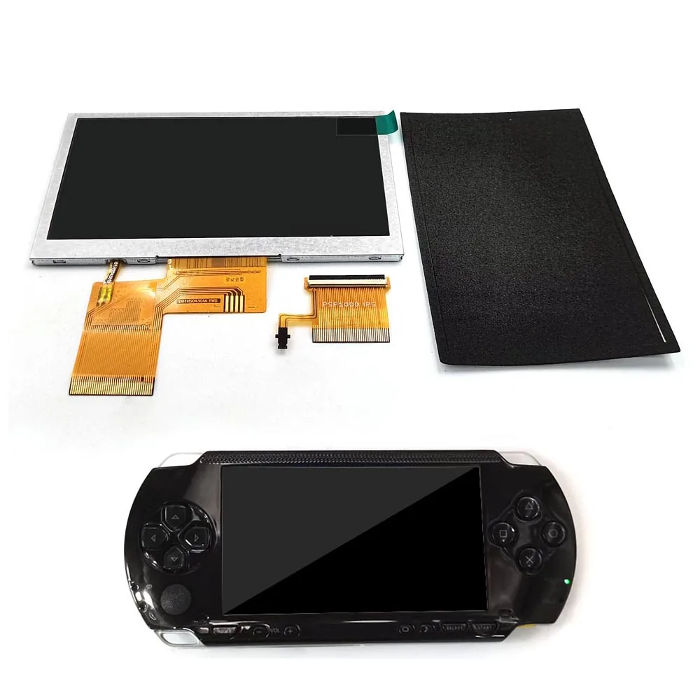 For PSP 1000 IPS LCD Screen For PSP1000 Game Console Special Cable Highlight High Brightness Kits