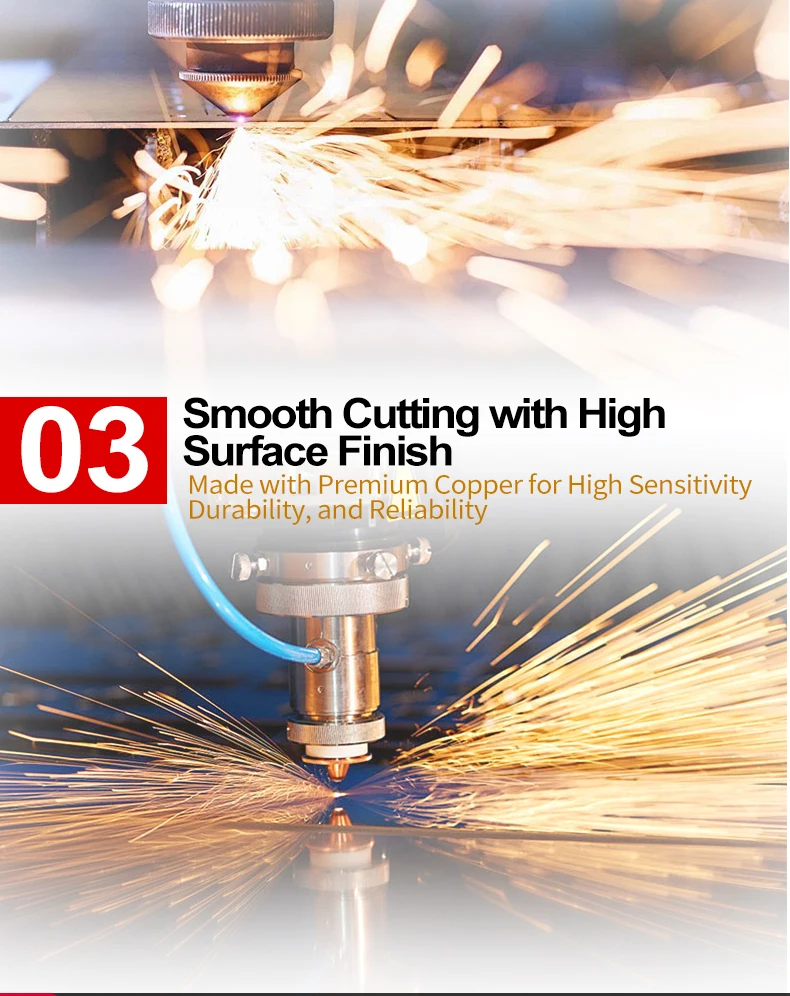 Laserdüse Single Double Layer D28 32mm für Raytools Precitec WSX HSG Bodor HANS Faserschneidemaschinenteile – Detail 5