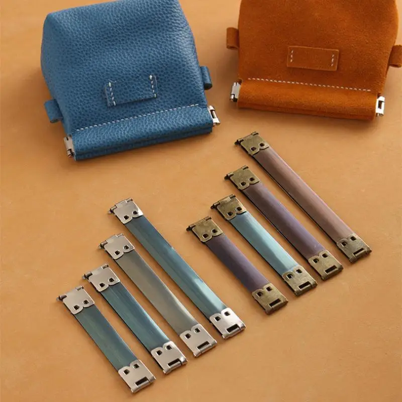 10Pcs Vintage Metal Internal Flex Frame Kiss Clasp Lock for DIY Craft Coin Purse Handbag Bag Hinges Sewing Making Hardware