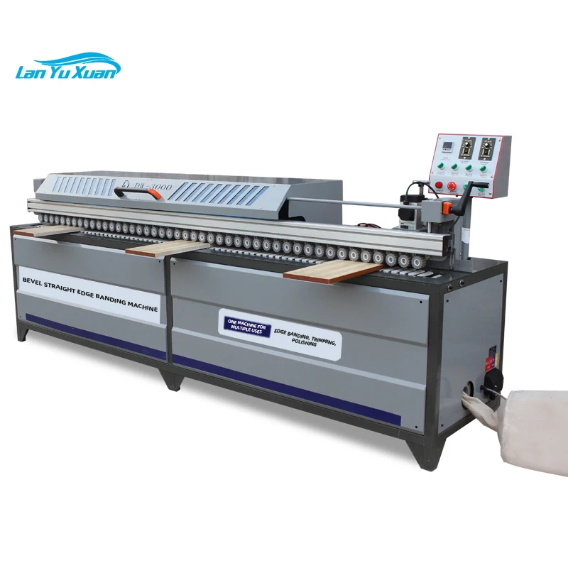 DW3000 Fully automatic 45 degree oblique straight edge panel furniture edge banding machine