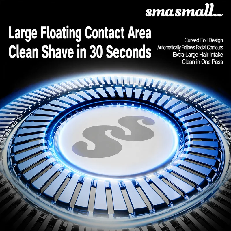 SMASMALL TINO S2 Mini Electric Shaver IPX7 Waterproof Portable Travel Beard Shaver Gift For Men Husband Boyfriend Father Him