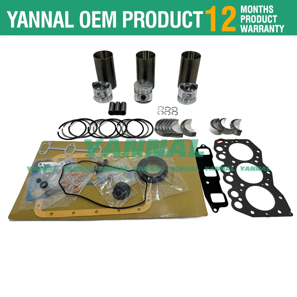 3D67E 3D67E-5 Overhaul Rebuild Kit For Komatsu Engine PC18MR-2 PC20 Excavator