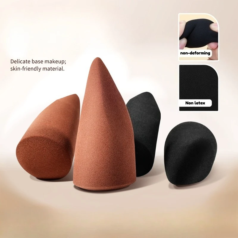 1 STKS Vingertop Make-Up Spons Droog En Nat Gebruik Foundation Concealer Cosmetische Ei Vrouwen Precisie Make-Up Spons Rookwolken Beauty Tools