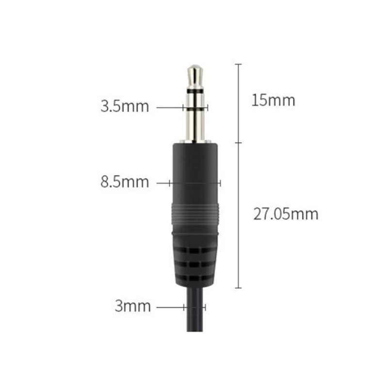 1pcs/5pcs 3 Or 4 Core Audio Output Line 30CM Audio Extension Cable Aux Single Head Line Stereo 3.5mm Male And Female Cable