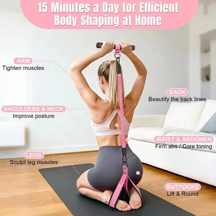 

Multi-functional Pedal Puller Home Fitness Female Slimming Exercise Stretching and Sit Up Assistant EDC Tool