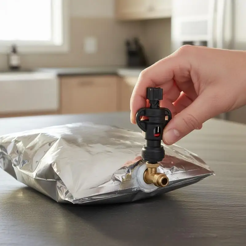 Easy Transfer Bag In Box Wine Bags With Vitop Tap For Safe Storage And Dispensing Of Liquids At Home