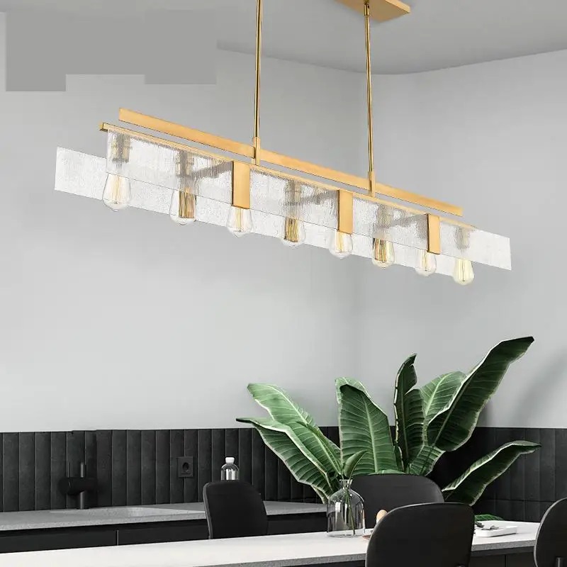 Post modern style restaurant chandelier creative personality bar front desk chandelier minimalist custom lighting decoration