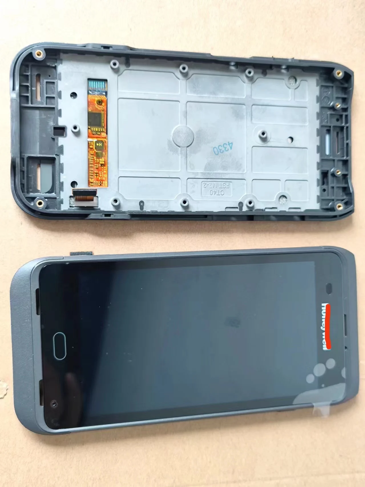 Original new LCD with front housing for Honeywell CT40 highlight version FSTM2-2