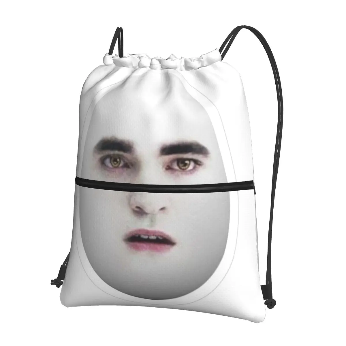 Eggward Cullen Edward Cullen Backpacks Fashion Drawstring Bags Storage Bag Book Bags for Travel Students