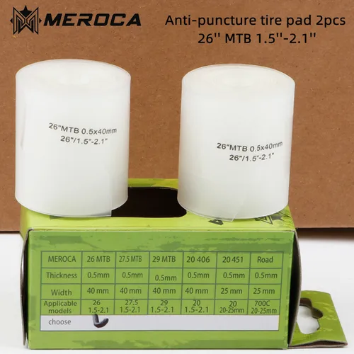 Revestimiento de llanta de bicicleta, almohadilla protectora de 2 piezas, a prueba de perforaciones, para ciclismo de carretera