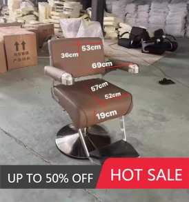 Commercial Hairdressing Barber Chair Salon Supplies Shampoo Beauty Salon Luxury Barber Chair Comfortable Commercial Furniture