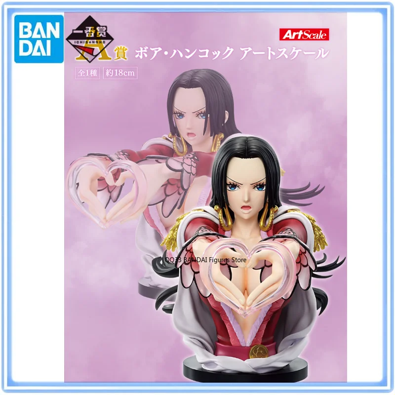 

BANDAI Original Ichiban Kuji ONE PIECE Devil's Night Boa·Hancock Bust Figure Prize Action Figure Model Desktop Ornaments