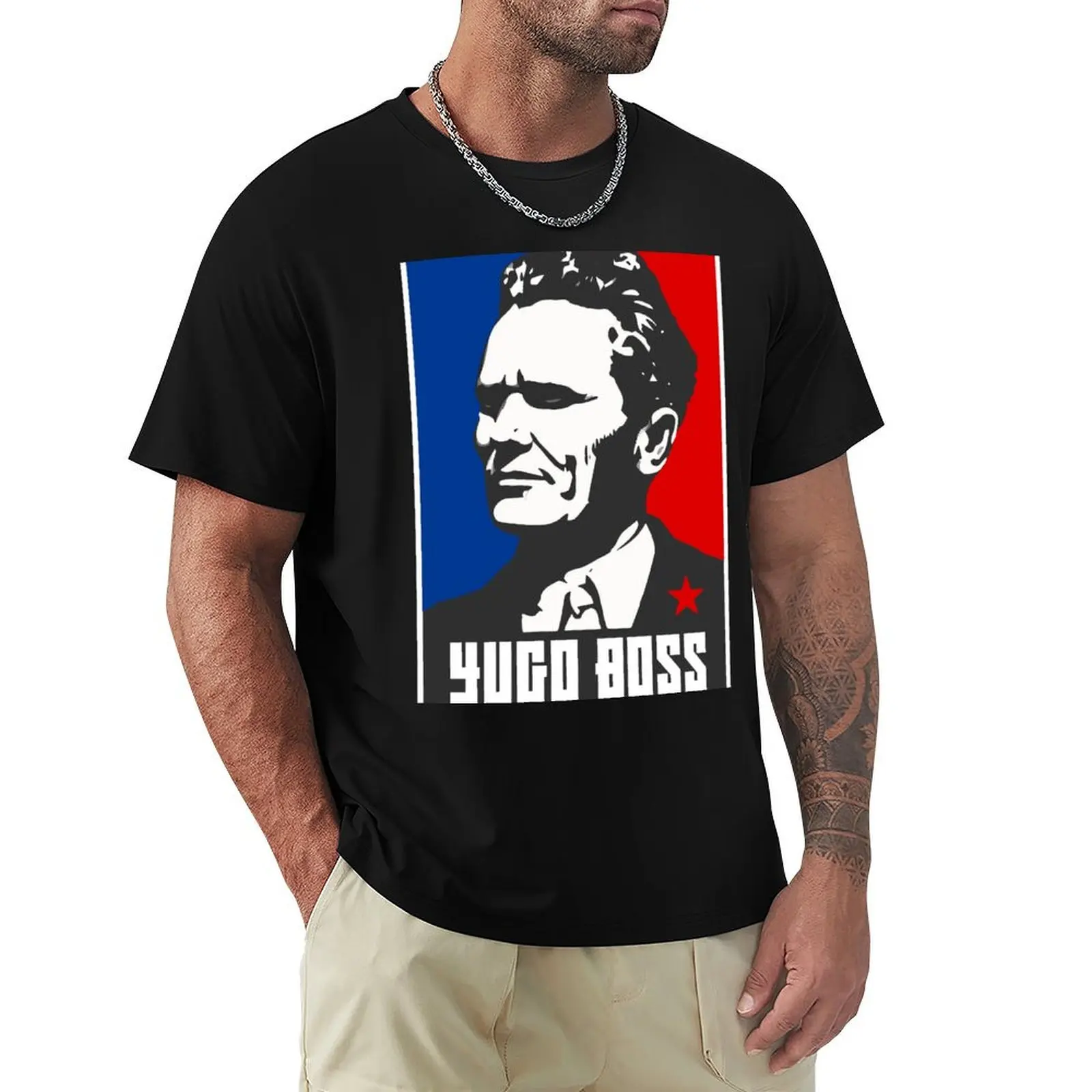 

Yugo Boss - Josip Broz Tito T-Shirt sports fans luxury t-shirt T-shirt men