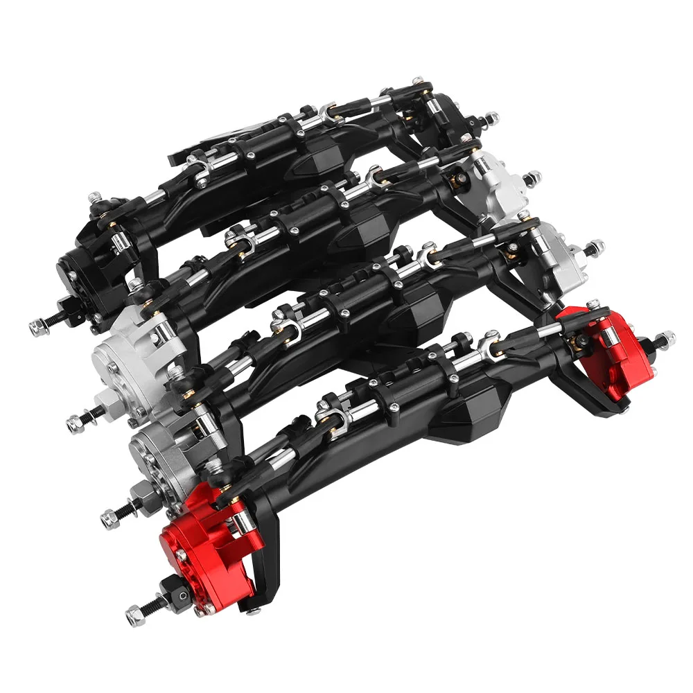 H10 Portal- oder Gerade-Achse aus Kunststoff + Messing oder Aluminiumlegierung, komplette Vorder- und Hinterachsen für Vanquish 1/10 RC Crawler Car Upgrade – Detail 8