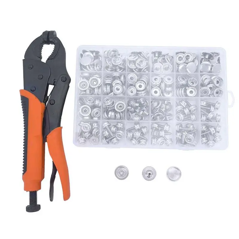 

ABMH-For Canvas,Boat Covers Adjustable Pliers For Snap Buttons Snap Fastener Kit,Snap Fastener Tool Kit With Snap Button Set