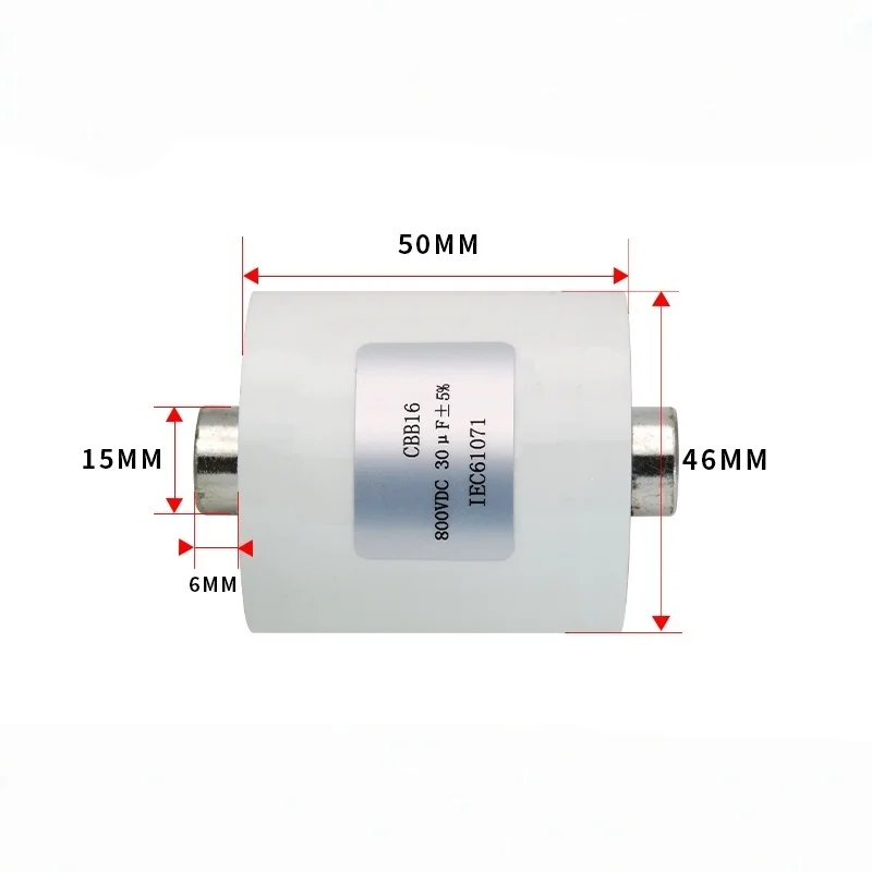 1 Uds CLB nuevo filtro DC CLB 800V 30UF filtro bus soporte condensador de película