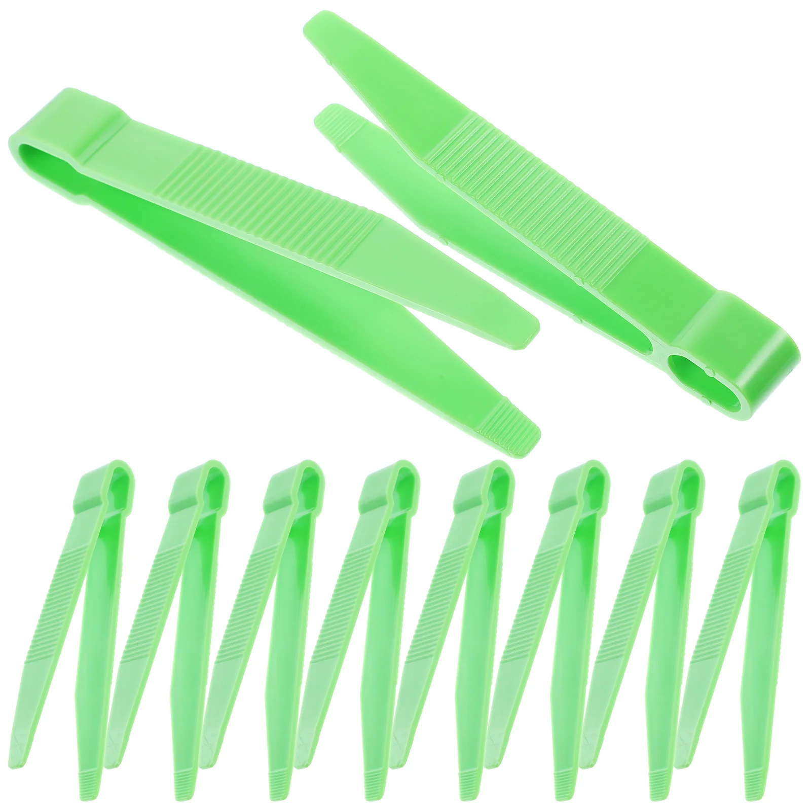 

25 Pcs Children's Tweezers Plastic Kids for Tools Science Toy Experiments Teaching Aids Fine Motor Skills Training