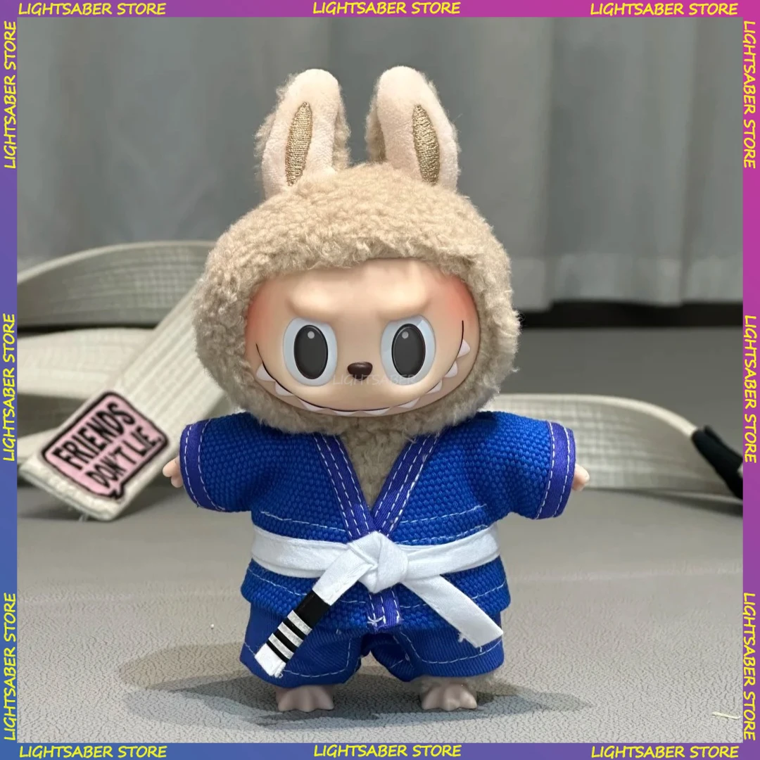 

Горячая одежда Labubu, трендовый бразильский подарочный набор для джиу-джитсу, мини-плюшевая кукла, одежда судьи, модные аксессуары для кукол, подарки