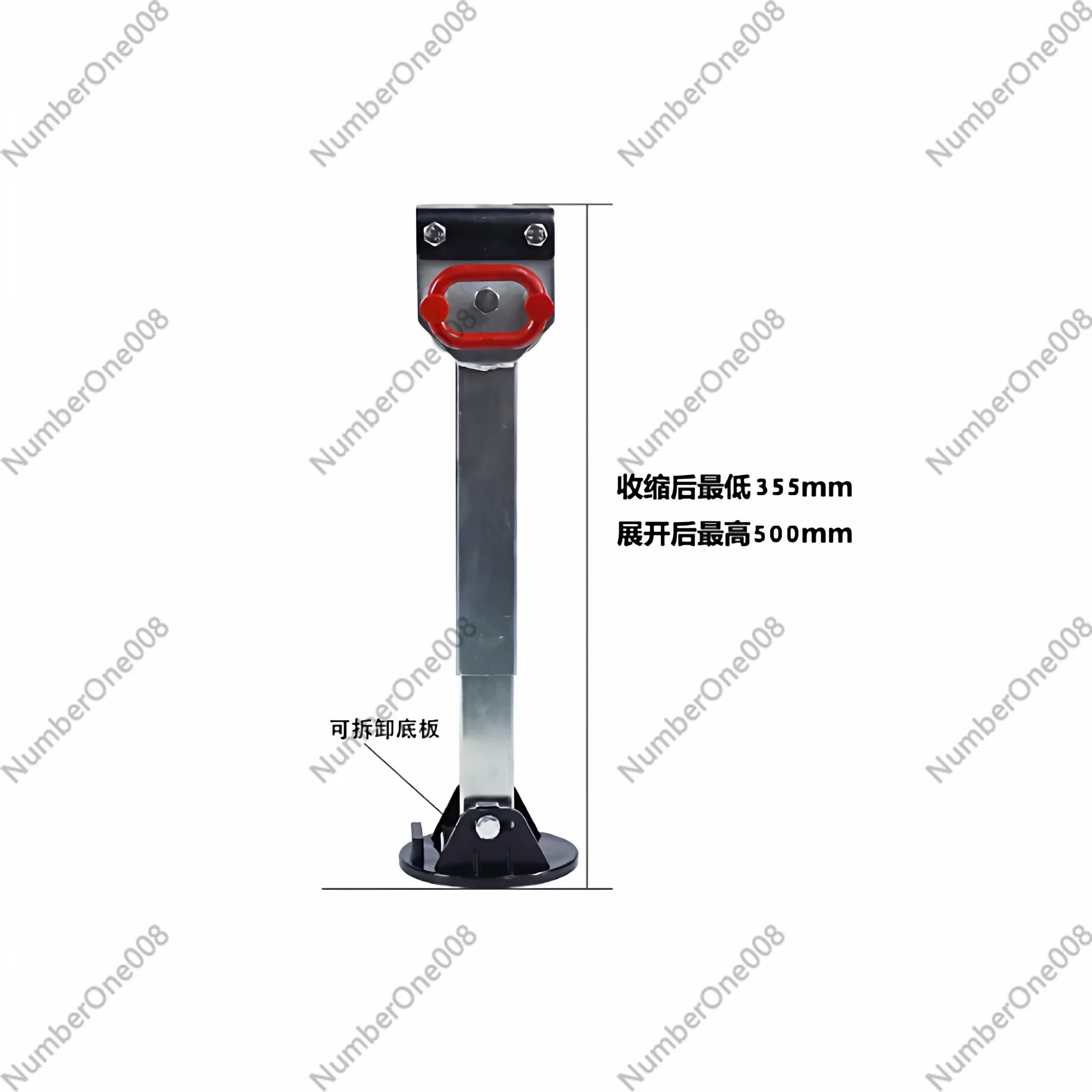 90 degree folding RV heavy duty outriggers handle trailer jack hand crank balance support modification