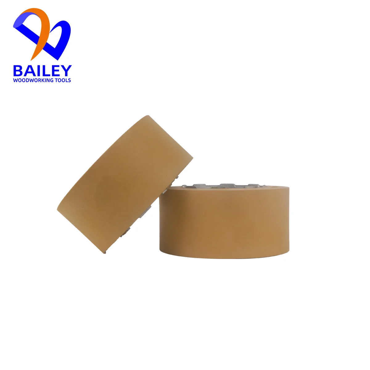 BAILEY 1Pair 100x27/34x50mm Yellow Feeding Roller Rubber Wheel for Feeder Machine Woodworking Tool