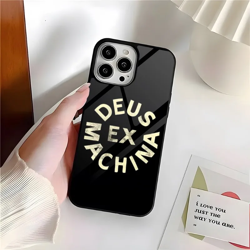 D-Deus Ex Machinase Phone Case PC+TPU For Iphone 15 12 Pro Max 14 13 11 Mini 6S 7 8 Plus X Xs XR 2020 Shockproof Back Cover