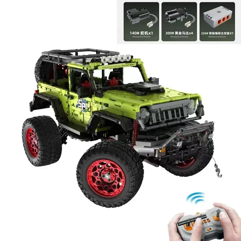 New 9829-2 2545pcs Technical RC 1:6 Climbing Buggy Building Blocks Off-road Vehicle Bricks Assembling Model Child Toy Gift Set