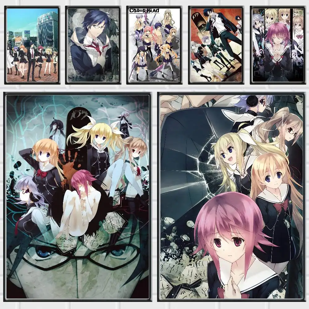 Dark Game Chaos;Child Posters Premium Self-Adhesive No Residue Wall Sticker for Home Office Bar Decor