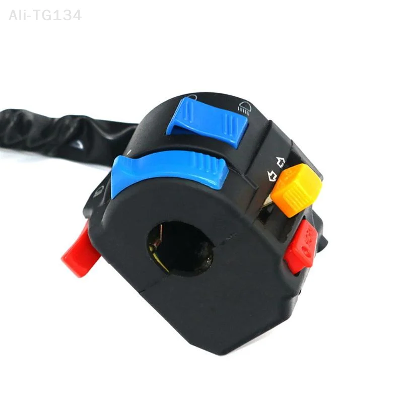 

Dirt Bike Motorcycle Handlebar Switch; Five Functions for ATVs, Off-Road Vehicles – Light, Horn, Indicator.