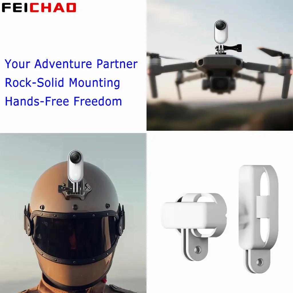 Vertical Horizontal Magnetic Mount USB Charging for Insta360 Go 3 3S Body Plastic Protective Frame Cage Action Camera Bracket