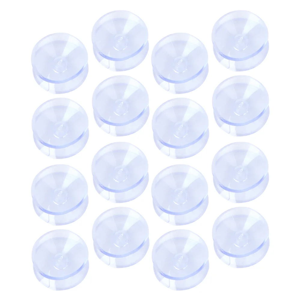 

Transparent Double-Sided Suction Cups Vacuum Seal Strong Adhesion for Glass Tabletop Small Glass Sucker Pads Anti Slip Pads Home