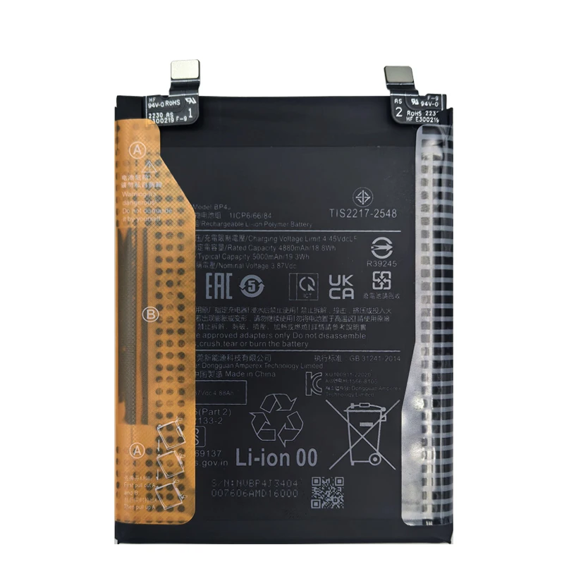 2026 Years 100% New Original For Xiao Mi BP4J For Redmi Note 12 Pro Plus / Note 12 Pro+ 5G Phone batteria batteries + Tools