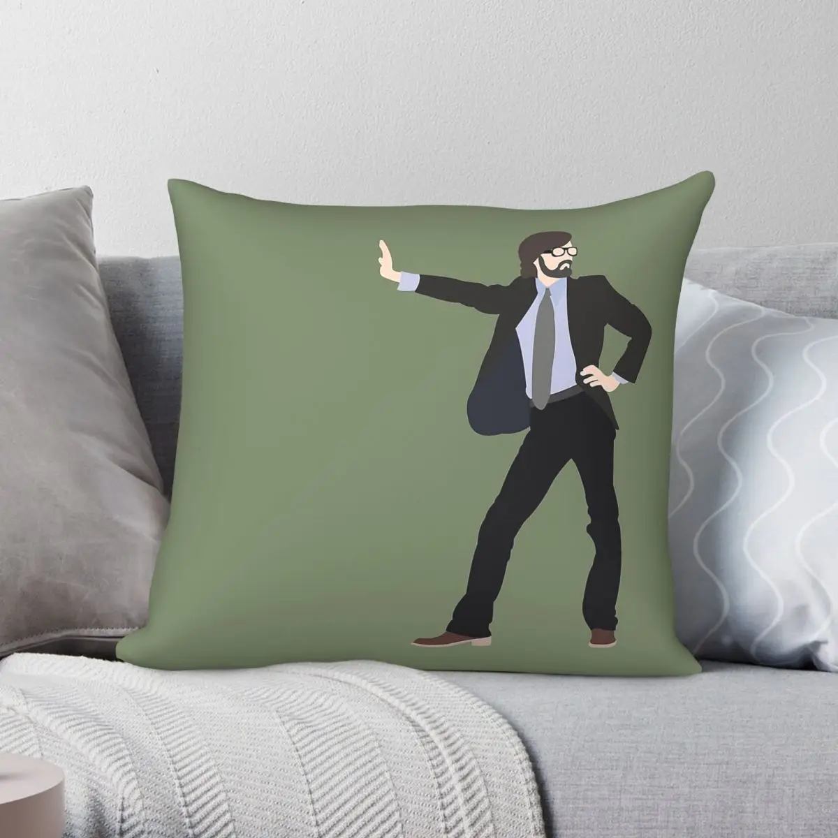Dance Like Jarvis Cocker Square Pillowcase Polyester Linen Velvet Creative Zip Decor Car Cushion Cover