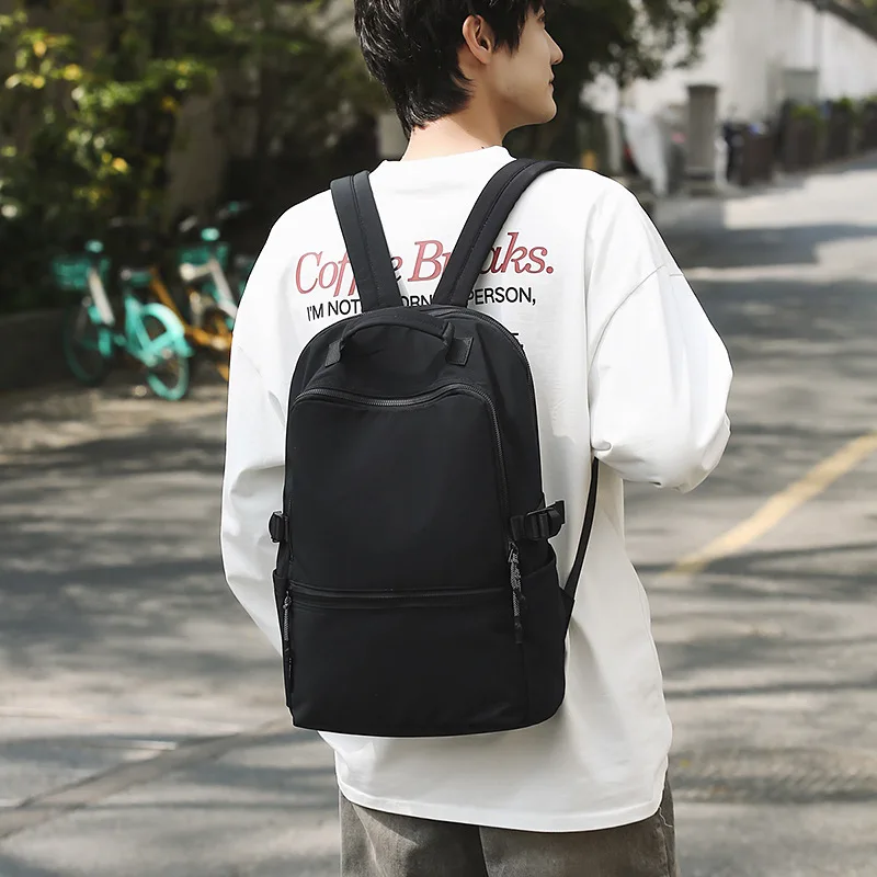 Tas Komputer Sederhana Baru Ransel Kebugaran Mendaki Gunung Ransel Travel Kapasitas Besar Komuter Fashion Tas Sekolah Kasual