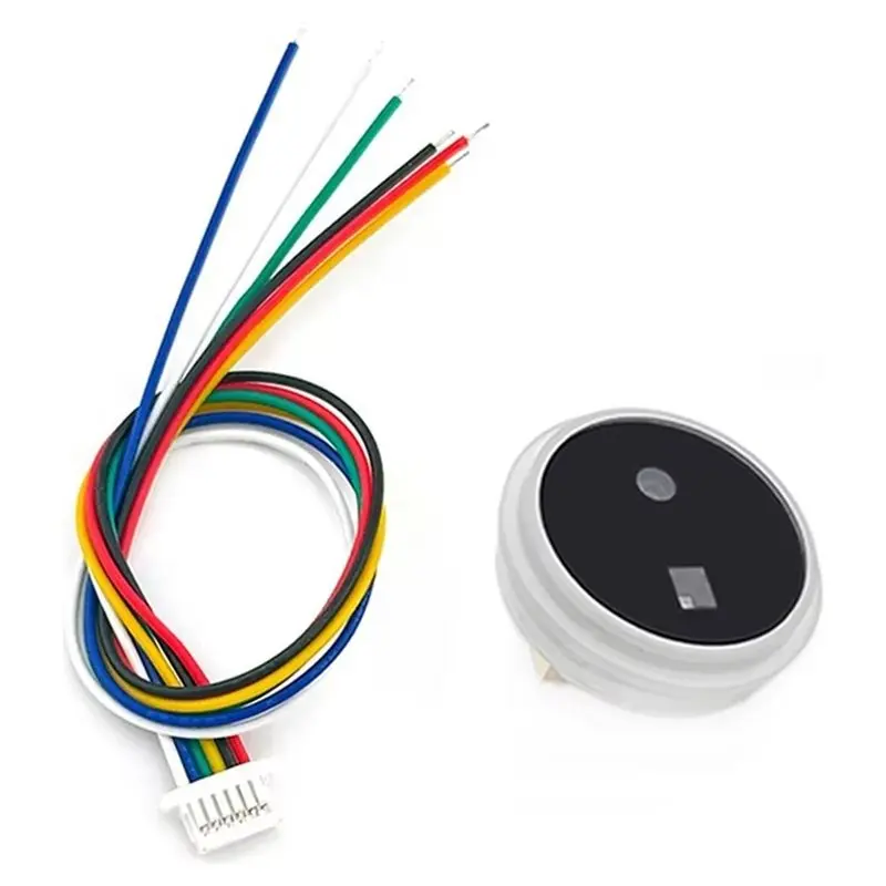 ABRI-FP001S-Small USB/UART DC3.3V Round Indicator Light Single Lens Facial Recognition Module Scanner With 500 Capacity