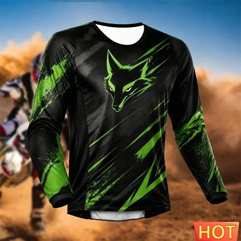 Unisex Motocross Adventure Long Sleeve Jersey Hot Sale Breathable Quick Dry Outdoor Offroad Riding Moto Sports Tops