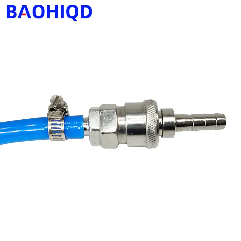 1 pair Male Female 8mm Barb Gas Hose Nozzle Quick Release Connector Caravan BBQ SH+PH20 Air Compressor Coupler