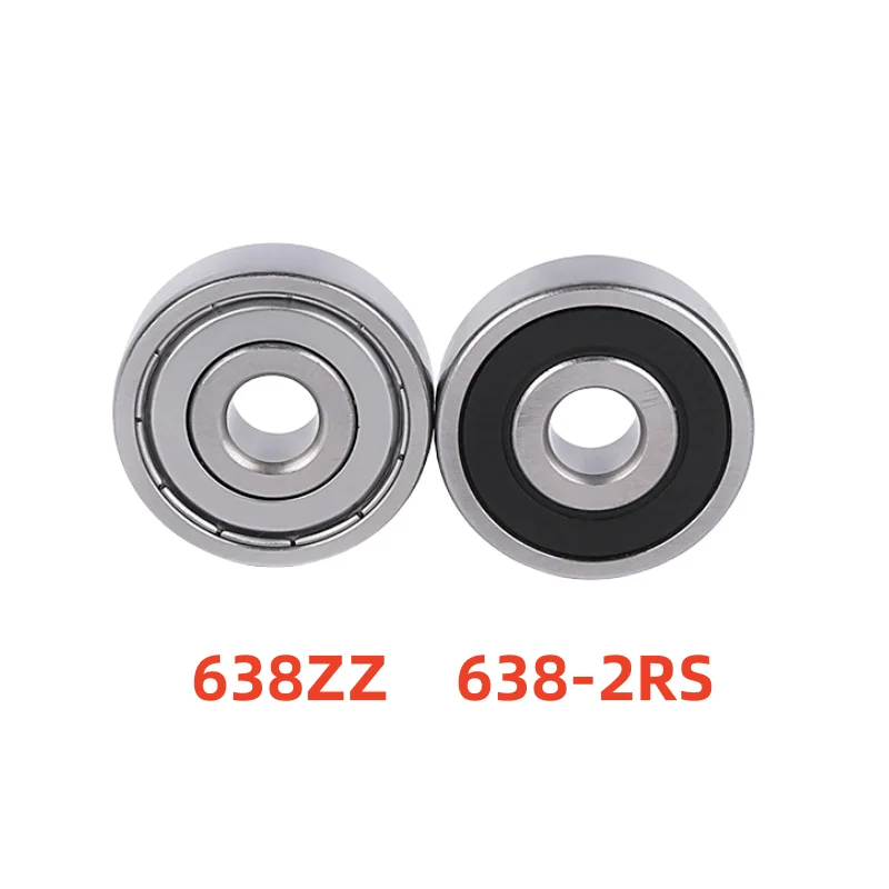 50pcs miniature bearings 638ZZ 638-2RS 8*28*9mm deep groove ball bearing 638 638Z 638RS 8x28x9 mm