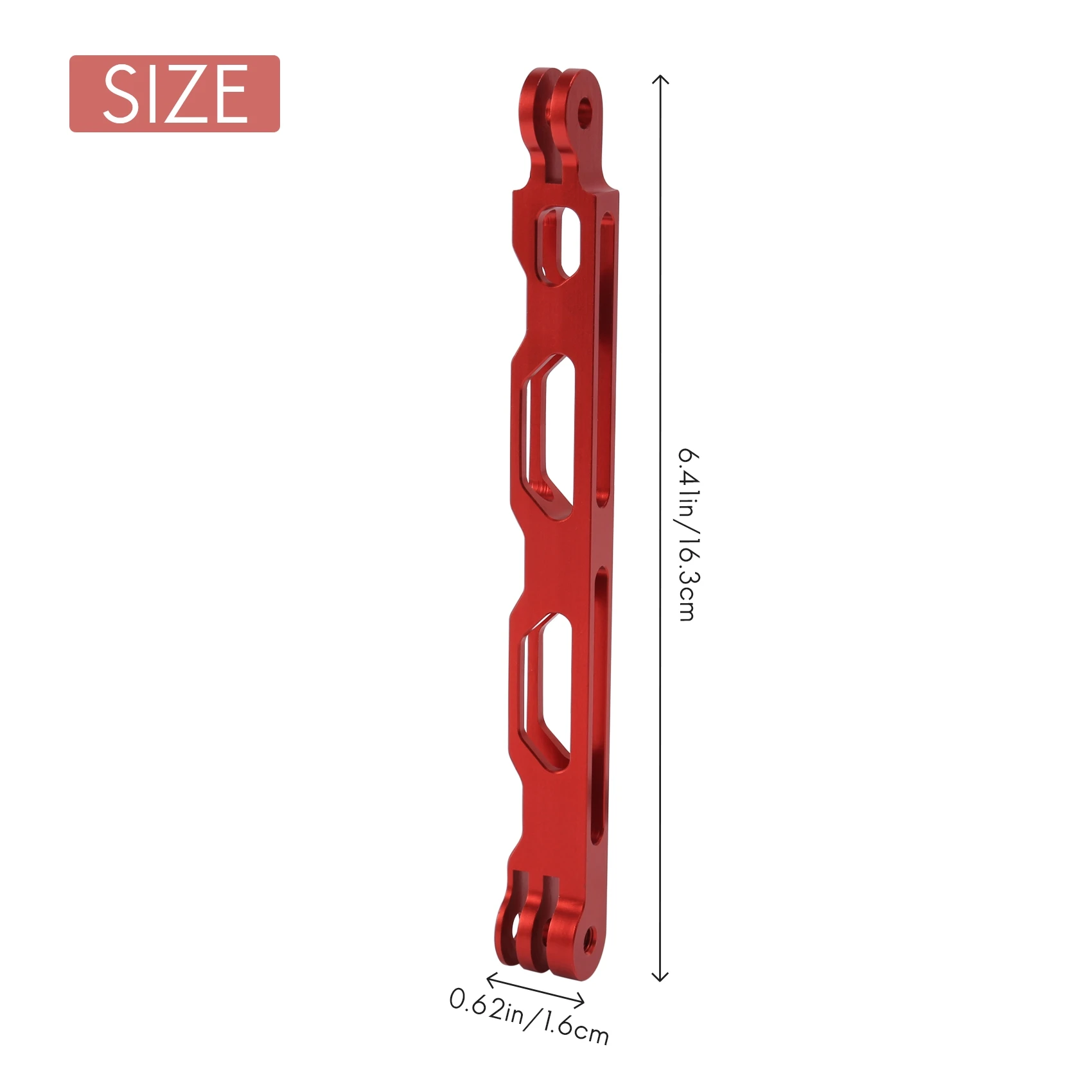 Aluminium Extension Arm Metal Pole Mount Helmet for Gopro Hero 2 3 3+ 4 SJ4000